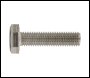 Sealey S1040 Stainless Steel Hex Head Set Screw DIN 933 - M10 X 40 A2 - Pack of 25